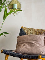 Maisa - Coussin - Marron - Coton
