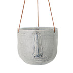 Ileana - Cache-Pot Suspendu - Gris - Grès