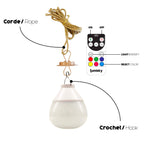 Cesare - Suspension Sans Fil - Herbe Marine - Beige