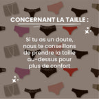 Culotte Menstruelle Mystère – Tous Flux – 3XS au 8XL