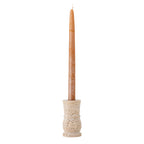 Ilise - Bougeoir - Naturel - Travertin
