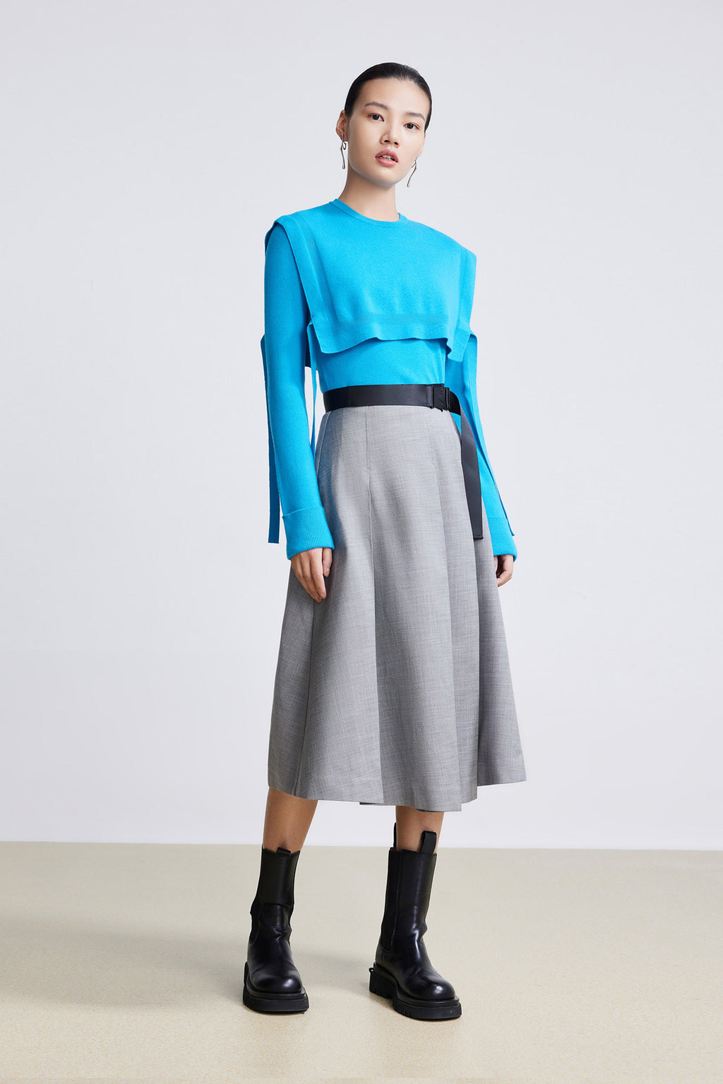 Lily - Jupe - Gris Moyen