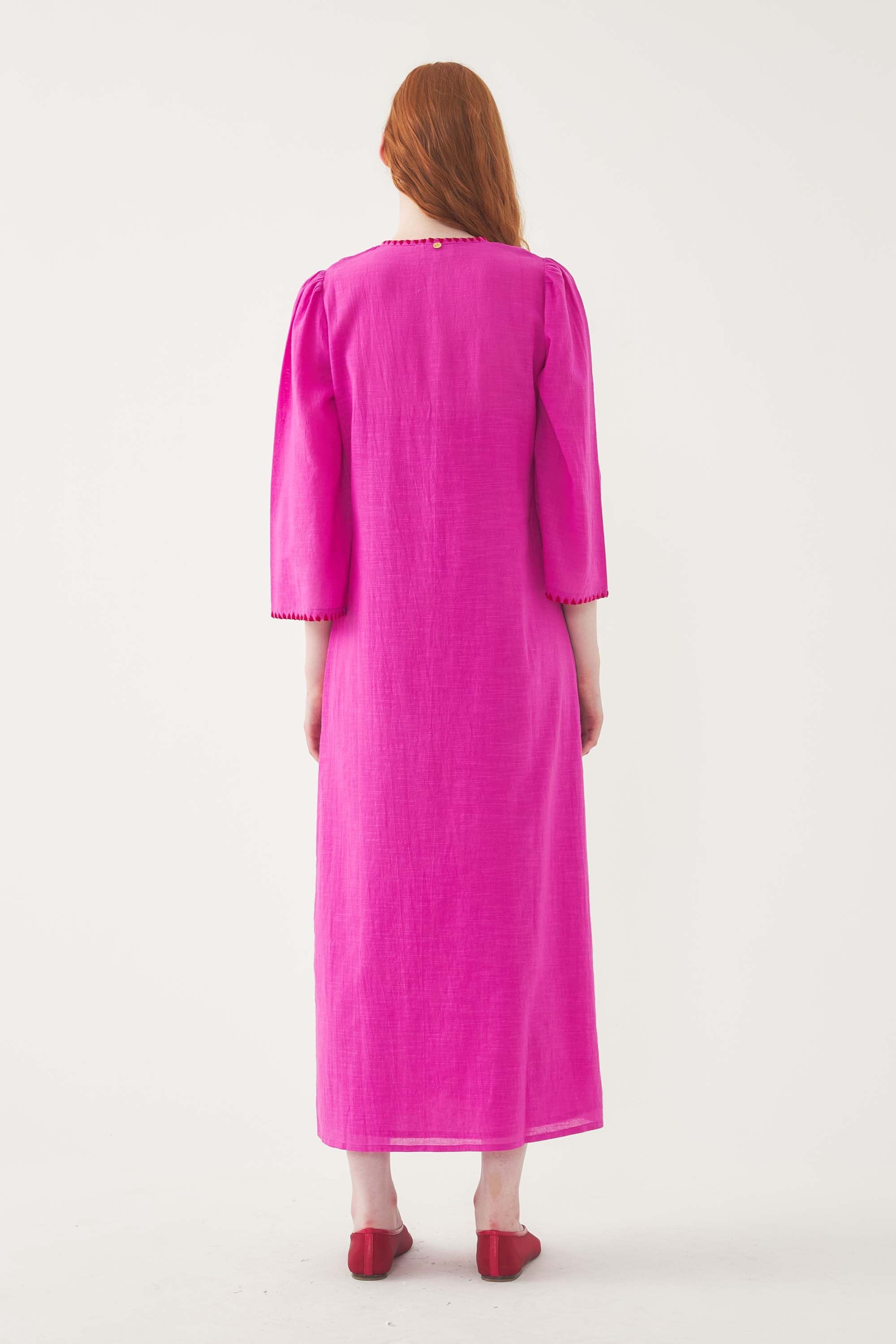 Robe Longue Vahani - Fuchsia
