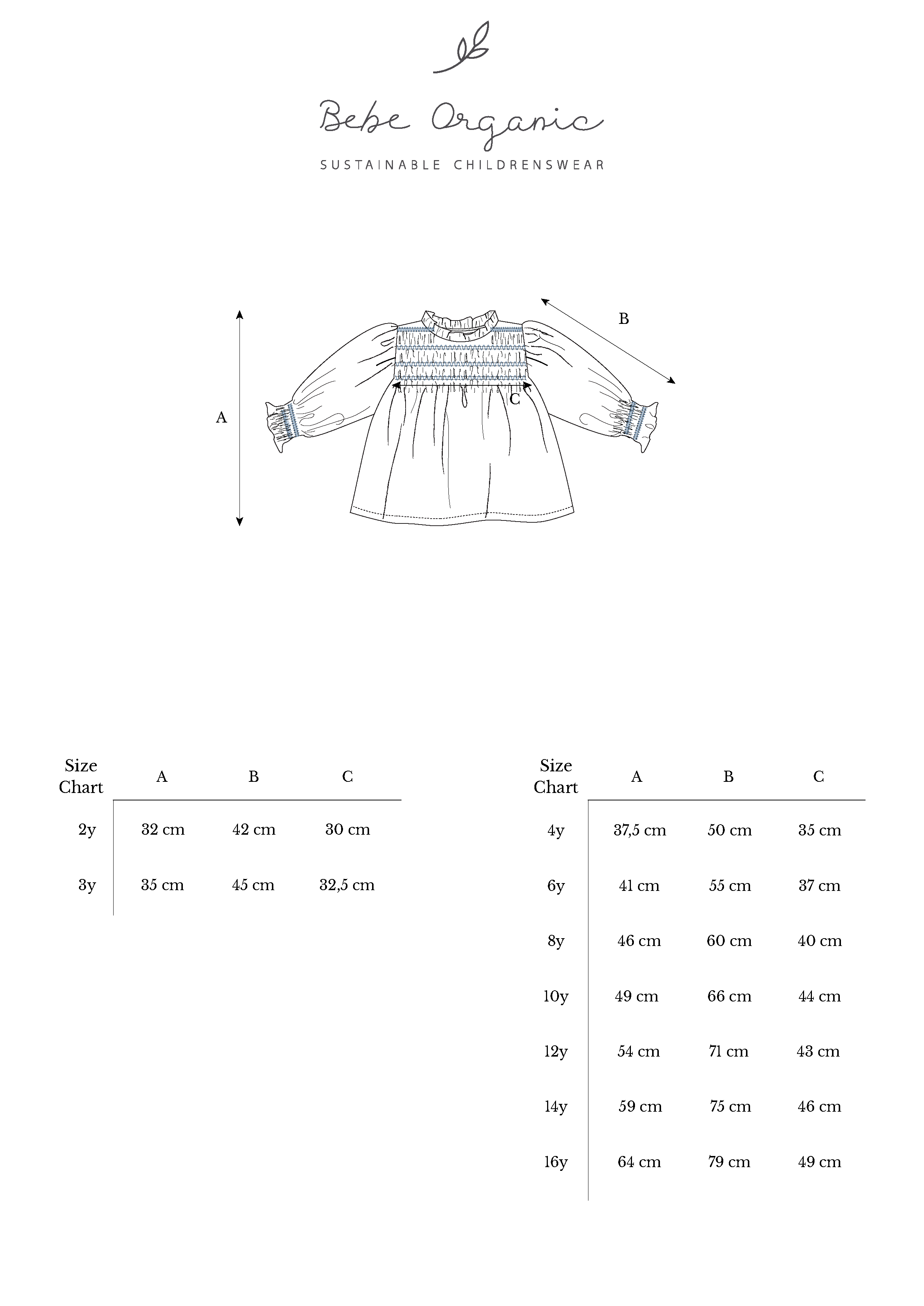 Blouse Valery À Carreaux Naturels - Enfant