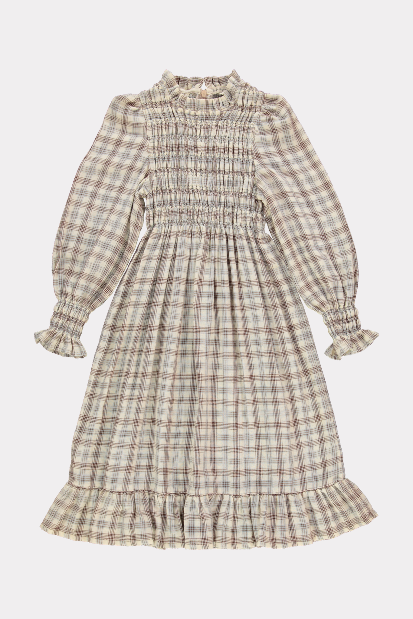 Robe Valery Nature Check-6 Ans - Enfant