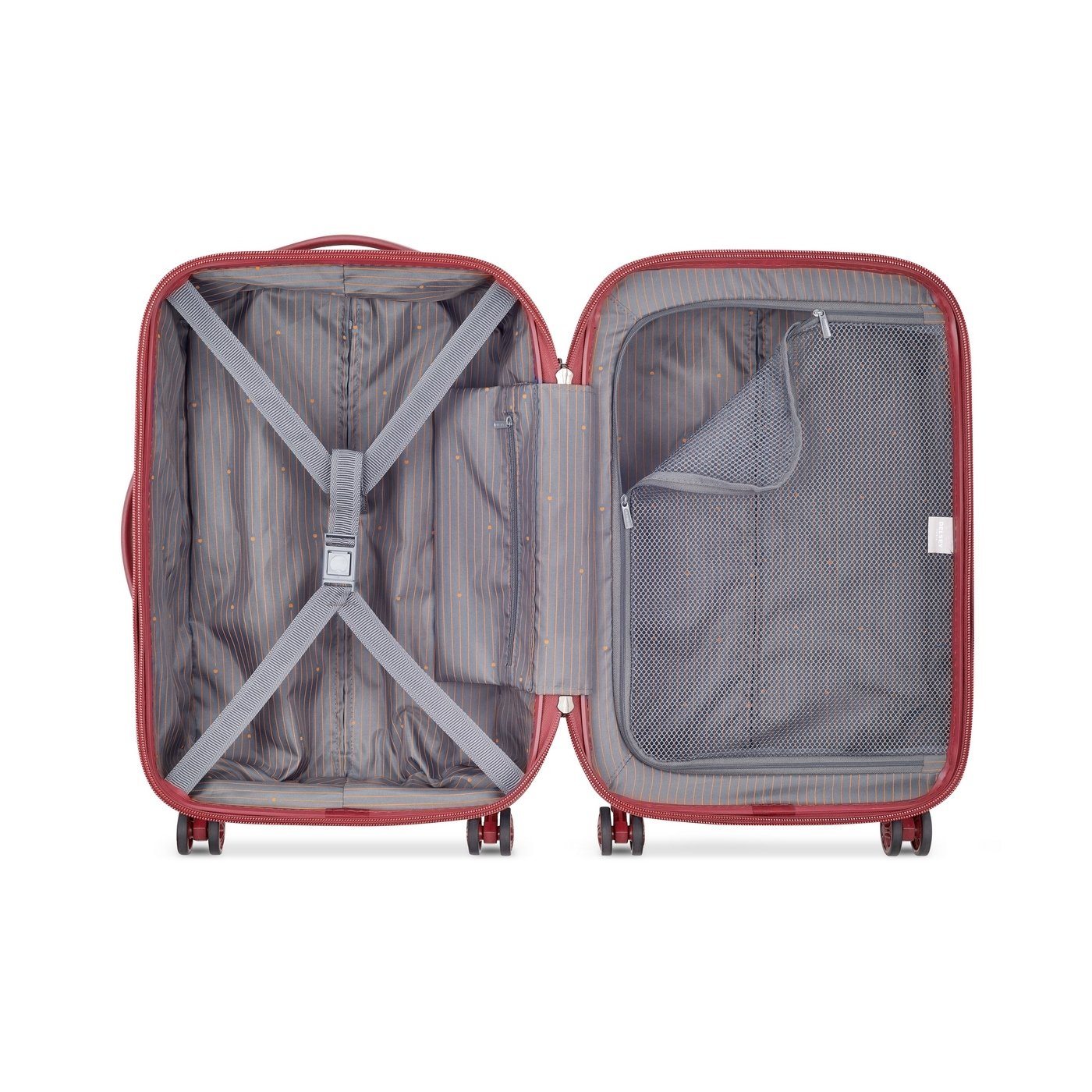 Valise Cabine - Caumartin Plus - 55 Cm - Rouge - Delsey Paris - The Bradery