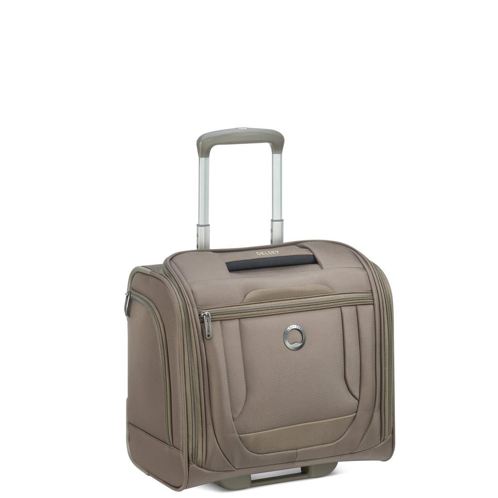 Valise Cabine Souple - Helium Dlx Under-Seater - Mocha - Delsey Paris - The Bradery