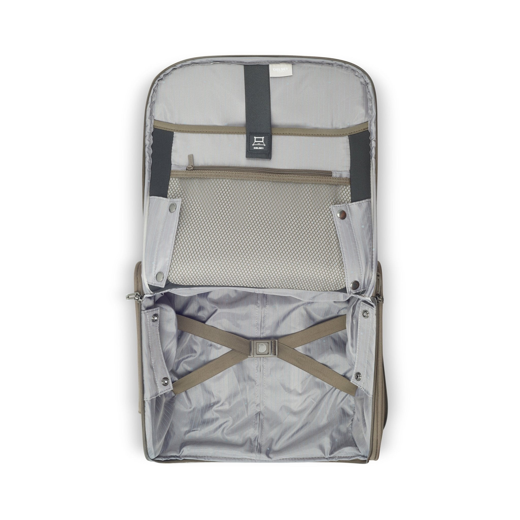 Valise Cabine Souple - Helium Dlx Under-Seater - Mocha - Delsey Paris - The Bradery