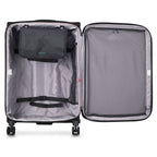 Valise Long Séjour Souple Extensible - Helium Dlx - 78Cm - Noir - Delsey Paris - The Bradery