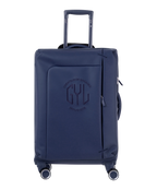 Valise Evasion GYL souple semaine 65 cm coloris marine vue de face avec logo GYL