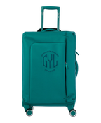 Valise Evasion GYL souple semaine 65 cm coloris sapin vue de face avec logo GYL