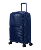 Valise moyenne Signature GYL marine vue trois quarts