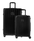 Set de 2 valises rigides Intemporelle noir cabine et semaine face avant GYL