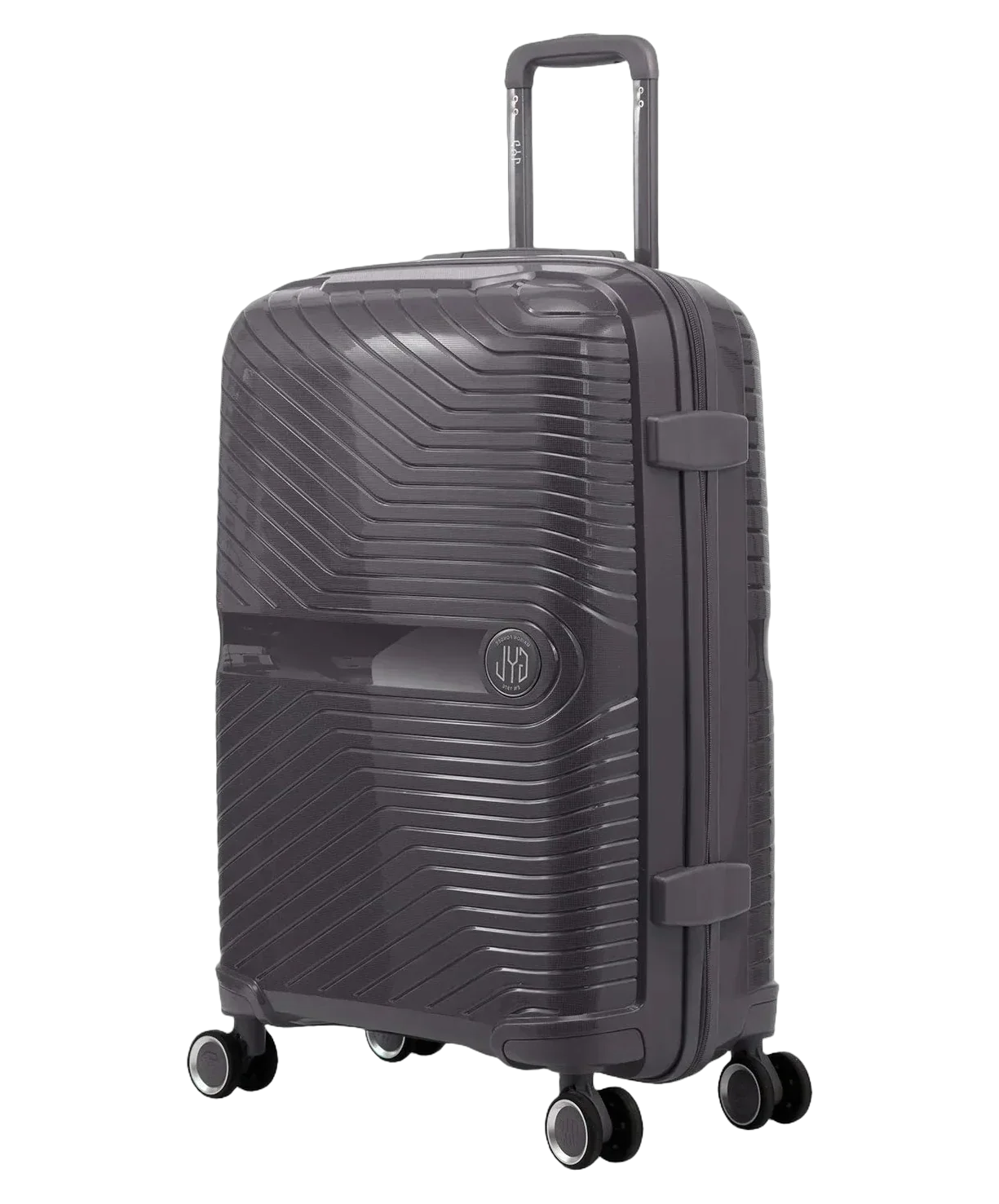 Valise soute Signature GYL argent vue trois quarts
