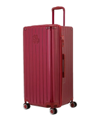 Valise trunk GYL taille XL rouge fonce vue trois quarts polycarbonate rigide