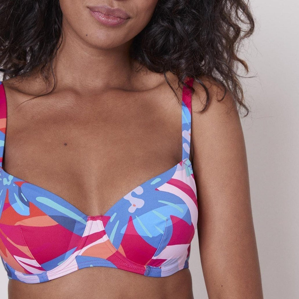 Haut De Maillot De Bain Vallauris - Fuschia - Bain - Simone Pérèle - The Bradery