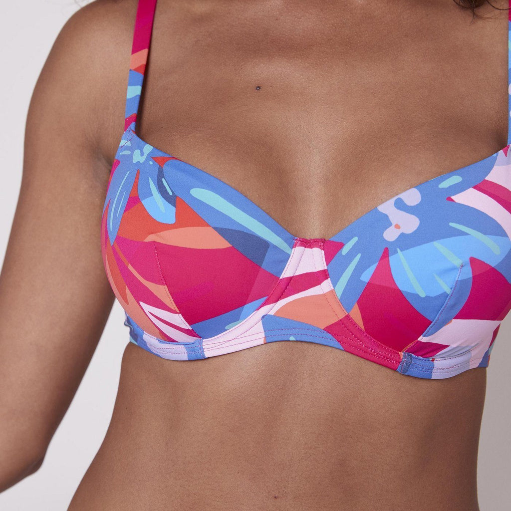 Haut De Maillot De Bain Vallauris - Fuschia - Bain - Simone Pérèle - The Bradery