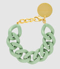 Vanessa Baroni - Bracelet Flat Chain Pistachio - Femme