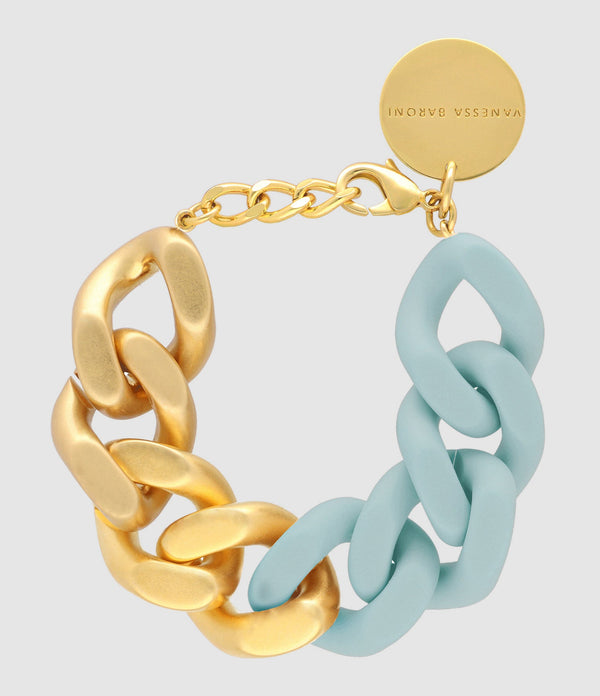 Vanessa Baroni - Bracelet Great Doré Bleu - Femme