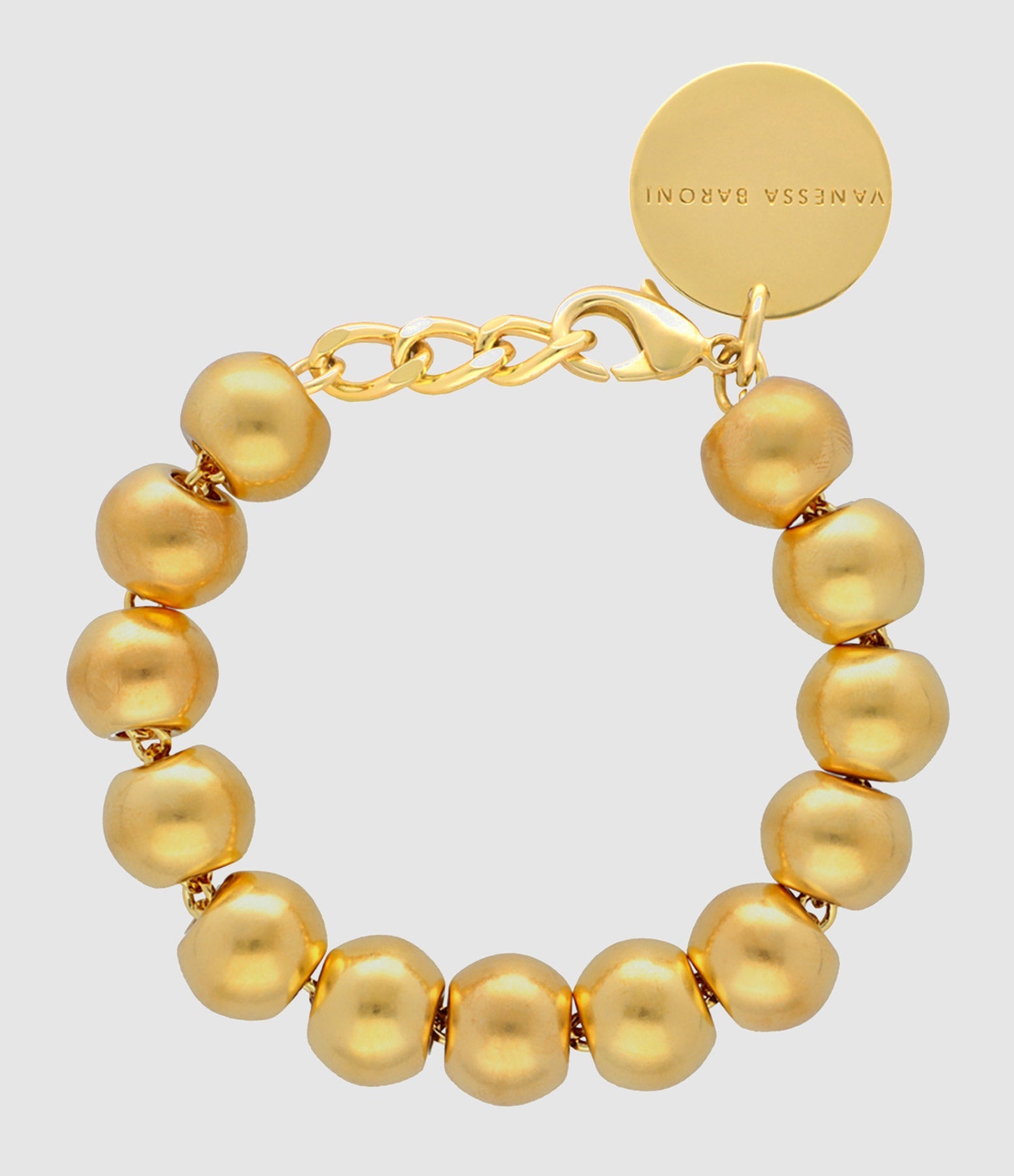 Vanessa Baroni - Bracelet Mini Beads Bracelet Gold Vintage - Femme