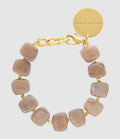 Vanessa Baroni - Bracelet Mini Organic Shaped Biancone Marble - Femme