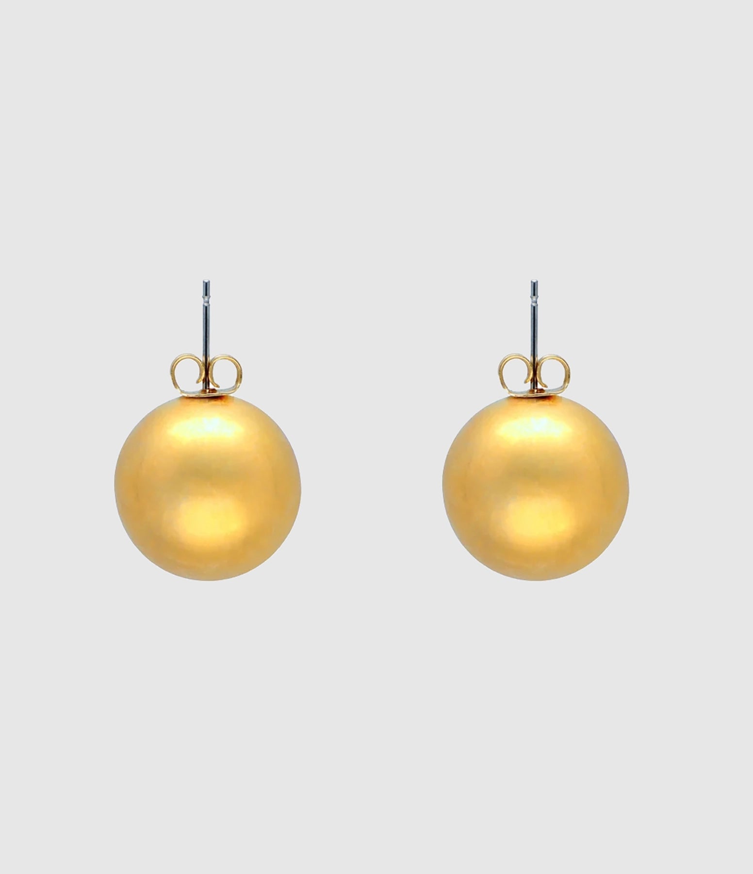Vanessa Baroni - Boucles D'Oreilles Small Dot Gold Vintage - Femme