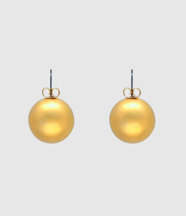 Vanessa Baroni - Boucles D'Oreilles Small Dot Gold Vintage - Femme