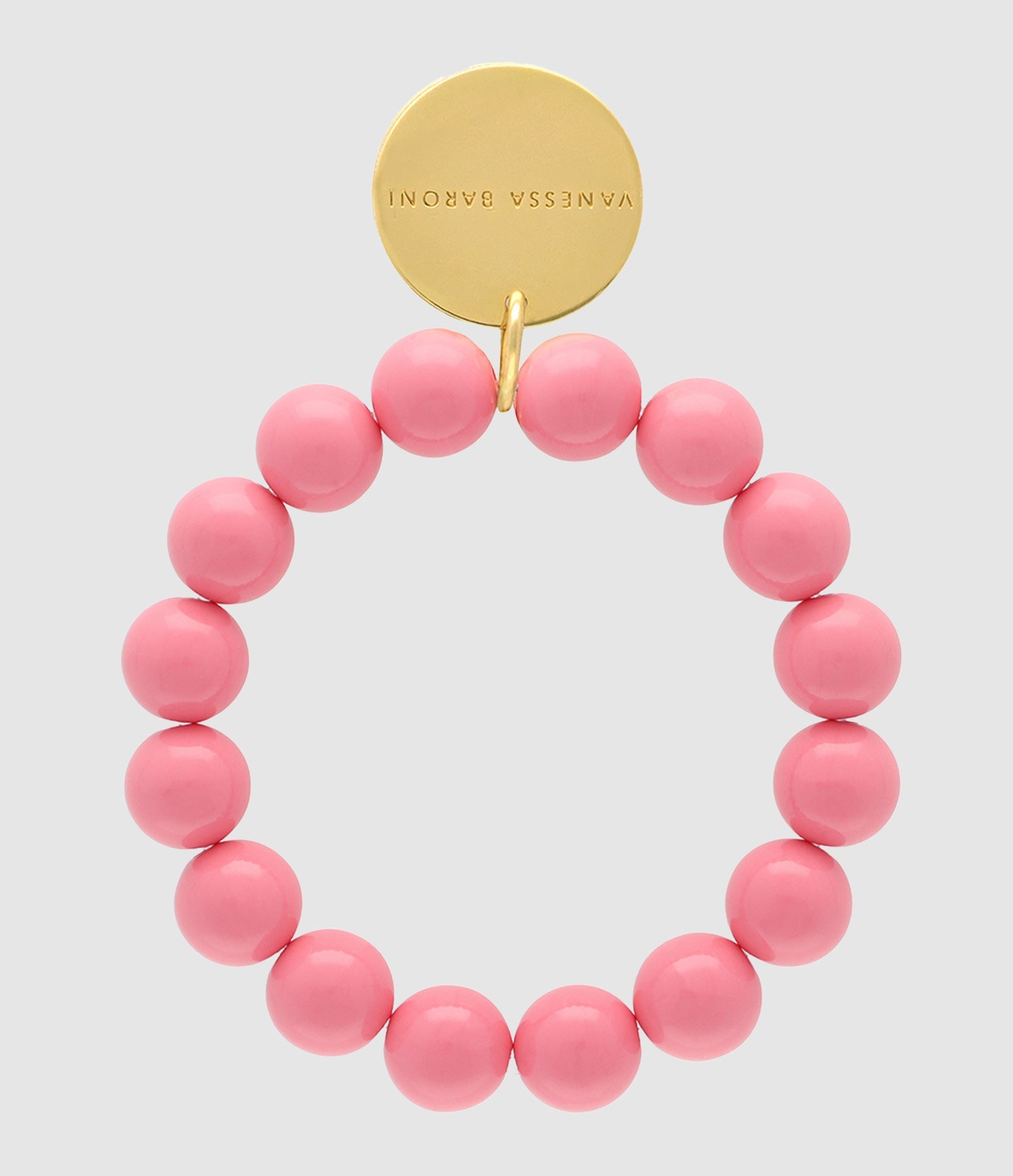 Vanessa Baroni - Bracelet Mini Beads Flex Raspberry - Femme