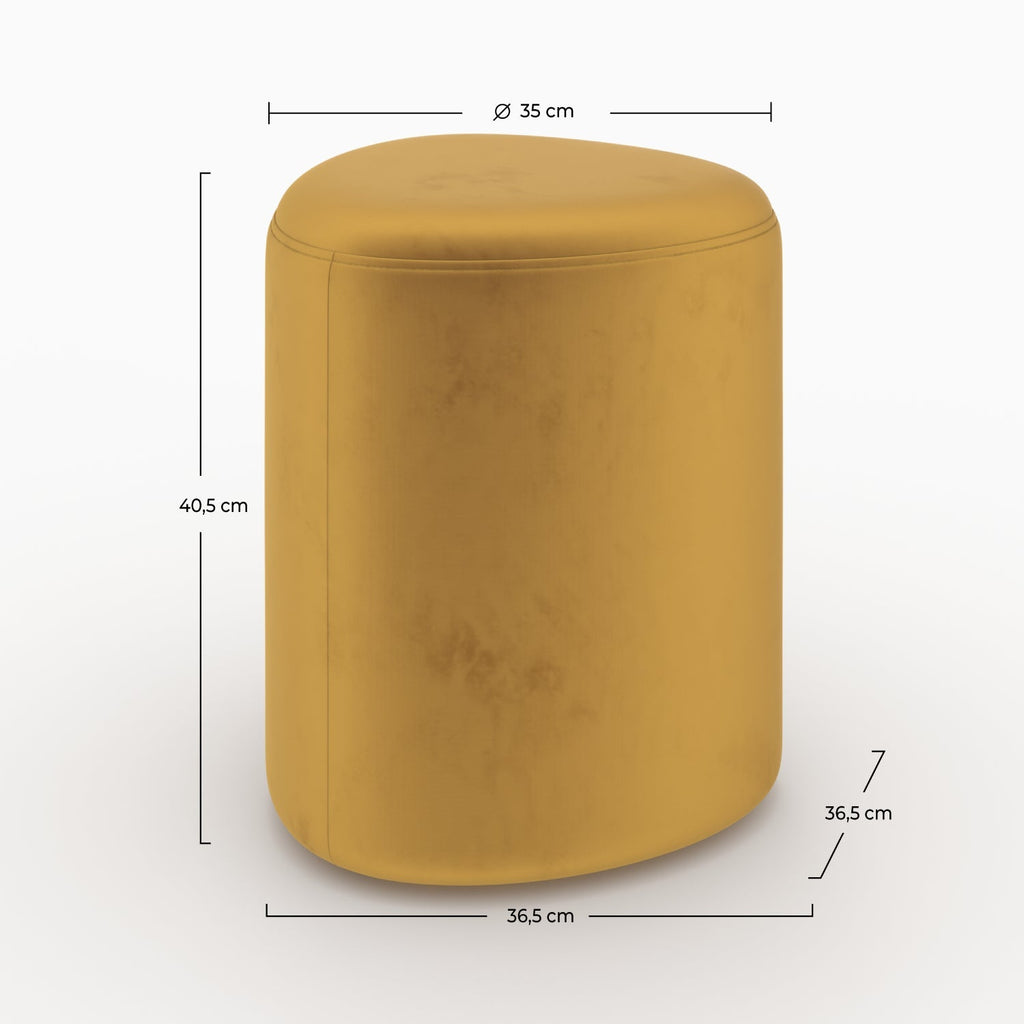 velours jaune curry fonce triangulaire emmy