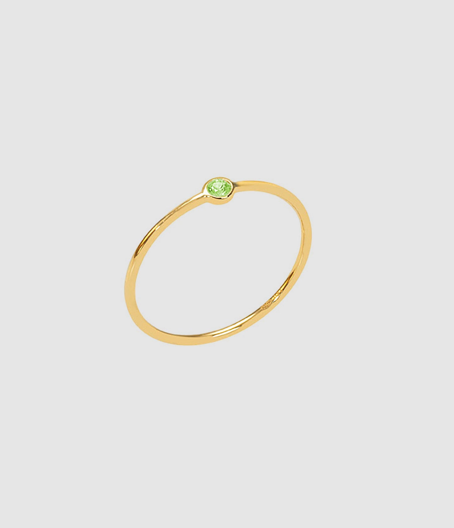 And...Paris - Bague Memory Péridot Or Jaune - Femme
