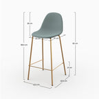 Lot De 2 Tabourets De Bar Henrik - Vert