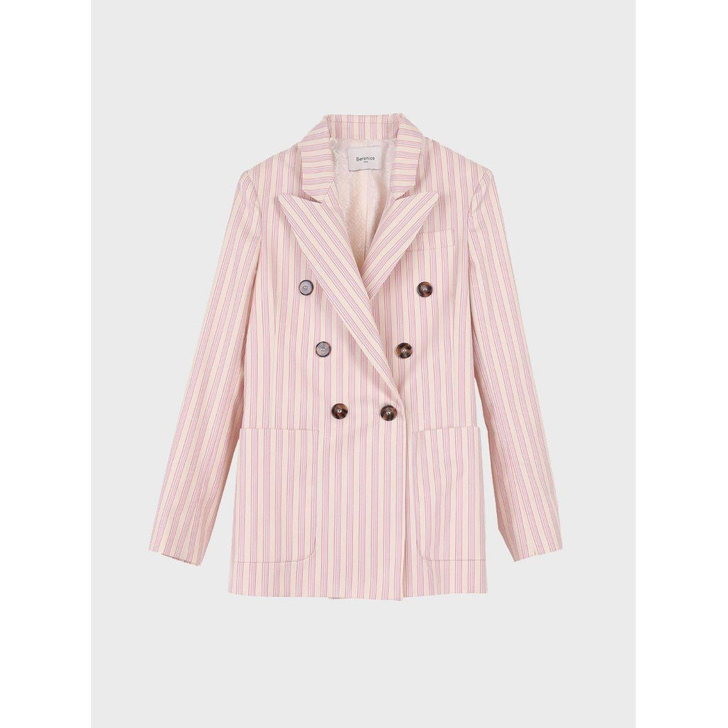 Veste 10Vertigo6Fde - Parma Stripe Vestes Et Manteaux Berenice