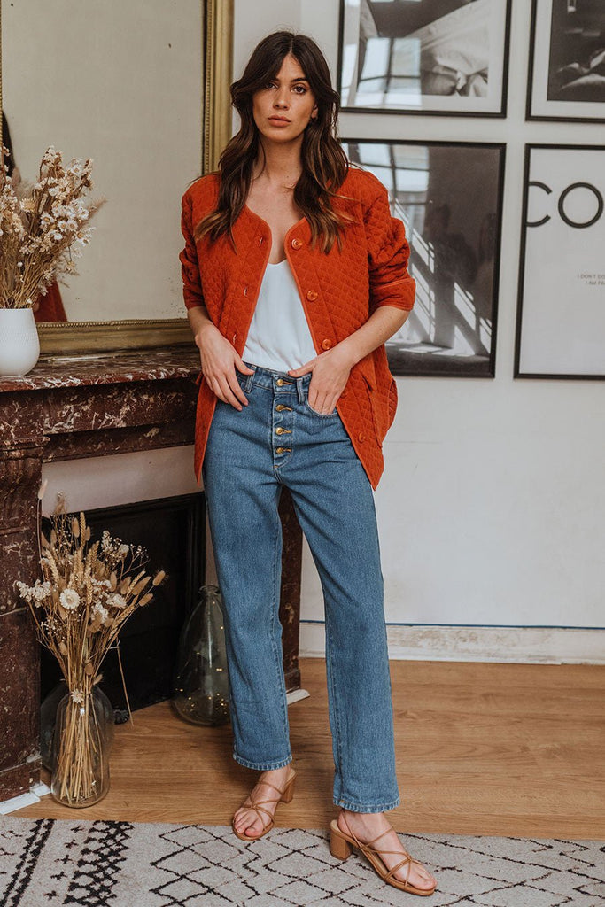 Veste Amhet Brique - Saaj Paris - The Bradery