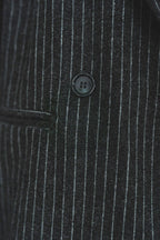 Veste Ava Rayure Anthracite - Saaj Paris - The Bradery