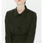 Veste Billie - Grey Stripes Manteaux Et Vestes Margaux Lonnberg