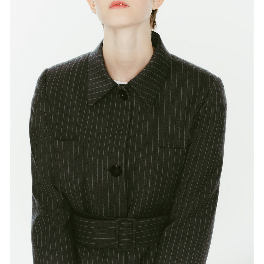 Veste Billie - Grey Stripes Manteaux Et Vestes Margaux Lonnberg