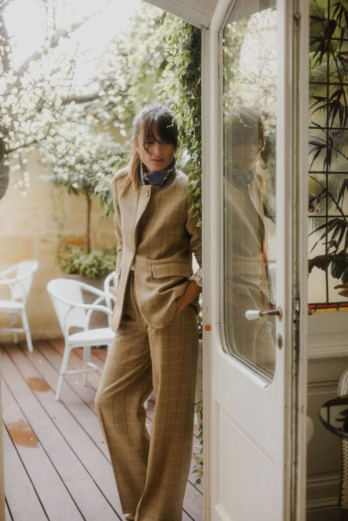 Veste Blazer Nicolas - Chevrons - Plume Paris - The Bradery