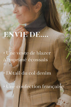 Veste Blazer Nicolas - Chevrons - Plume Paris - The Bradery