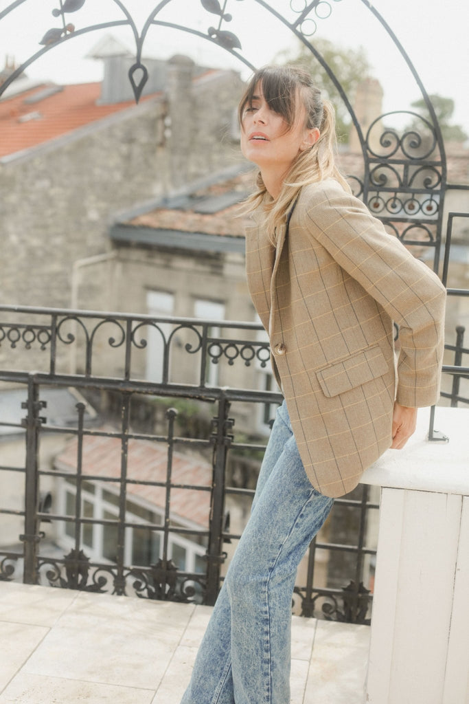 Veste Blazer Nicolas - Chevrons - Plume Paris - The Bradery