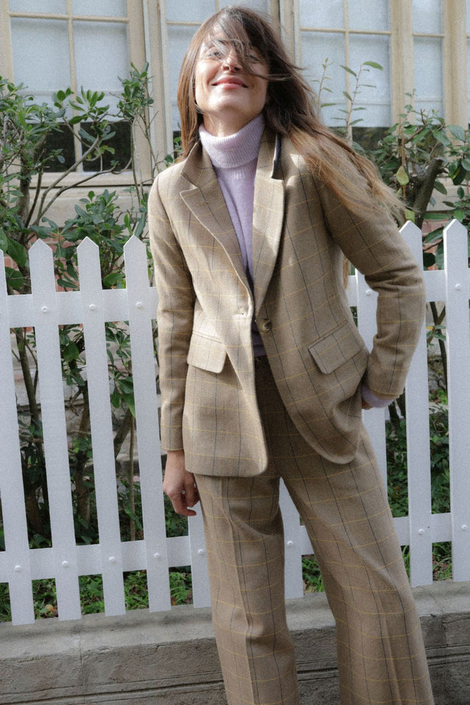 Veste Blazer Nicolas - Chevrons - Plume Paris - The Bradery