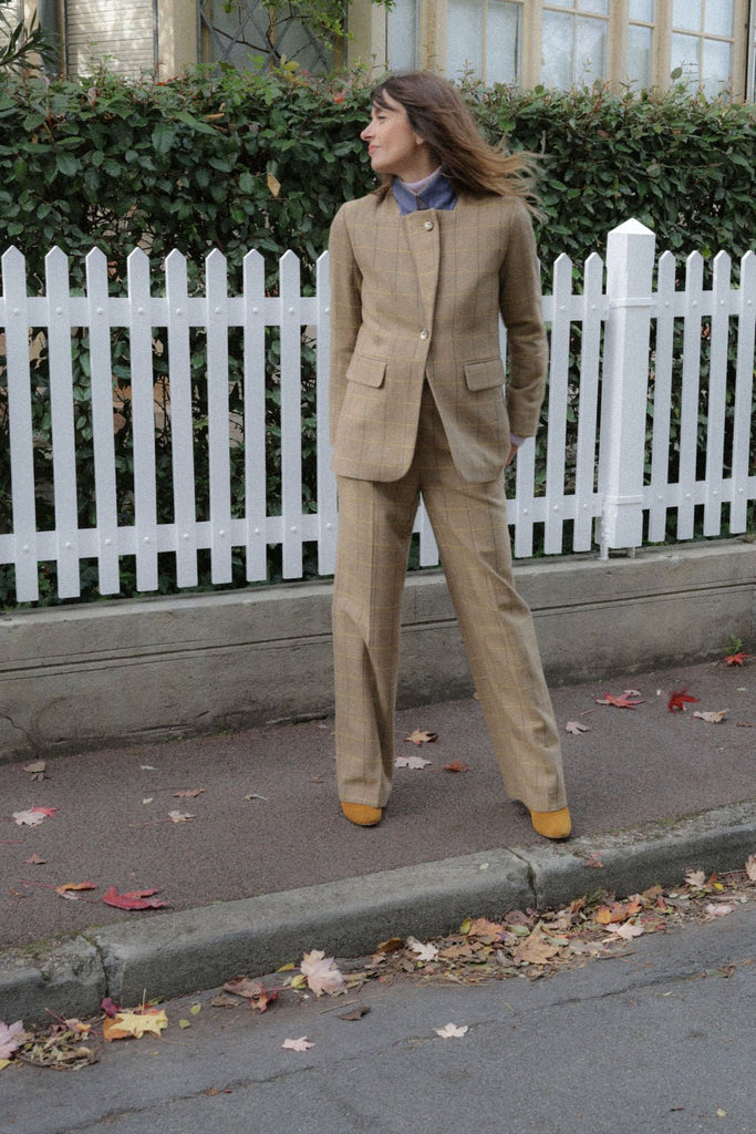 Veste Blazer Nicolas - Chevrons - Plume Paris - The Bradery