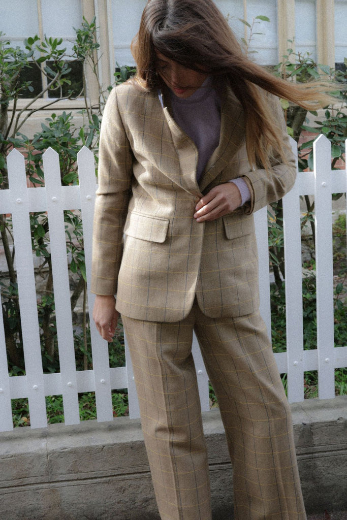 Veste Blazer Nicolas - Chevrons - Plume Paris - The Bradery