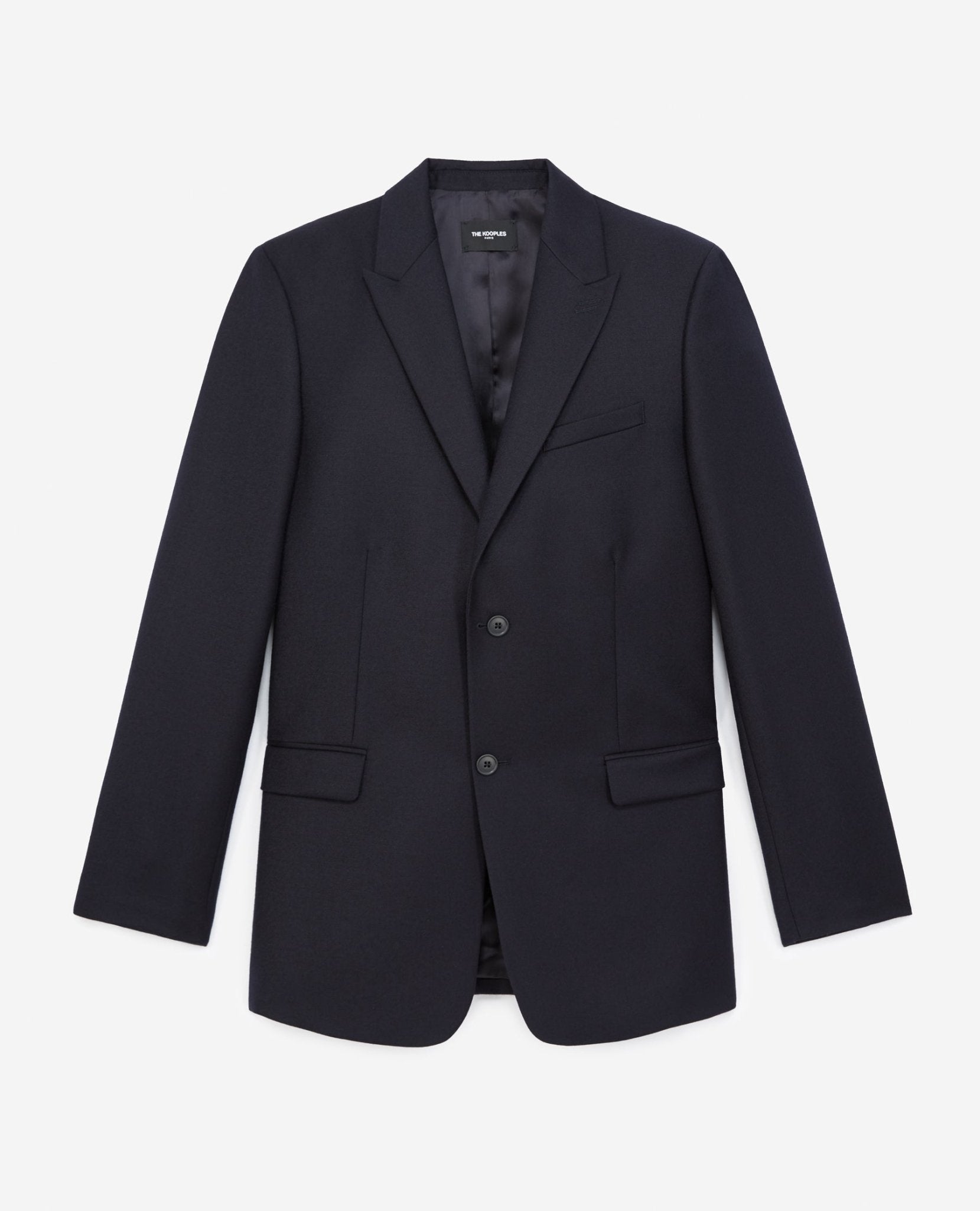 The Kooples - Veste Bleu Marine Col Classique - Homme