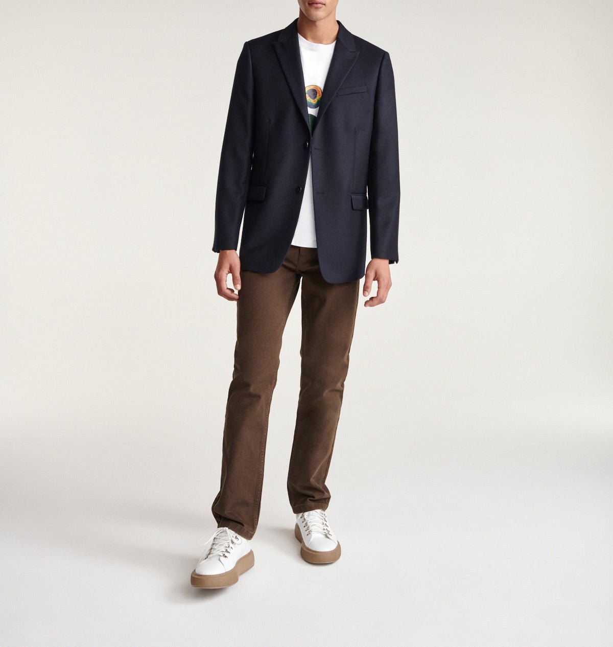The Kooples - Veste Bleu Marine Col Classique - Homme