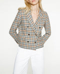 Veste Buster - Blanc Cassé Check Manteaux & Vestes Margaux Lonnberg