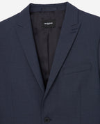 The Kooples - Veste Costume En Laine Bleu Ardoise Fit - Homme