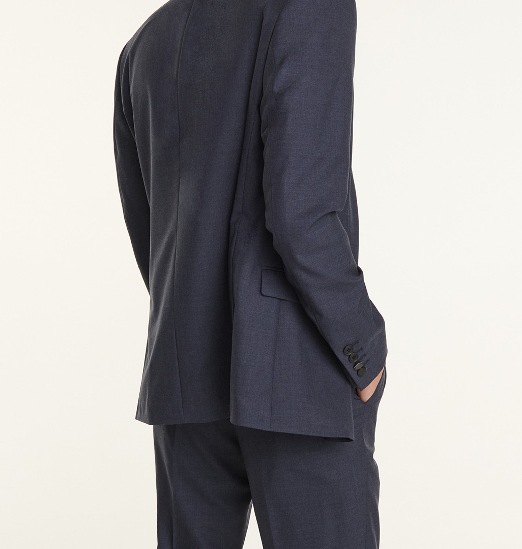 The Kooples - Veste Costume En Laine Bleu Ardoise Fit - Homme