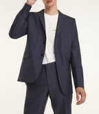 The Kooples - Veste Costume En Laine Bleu Ardoise Fit - Homme