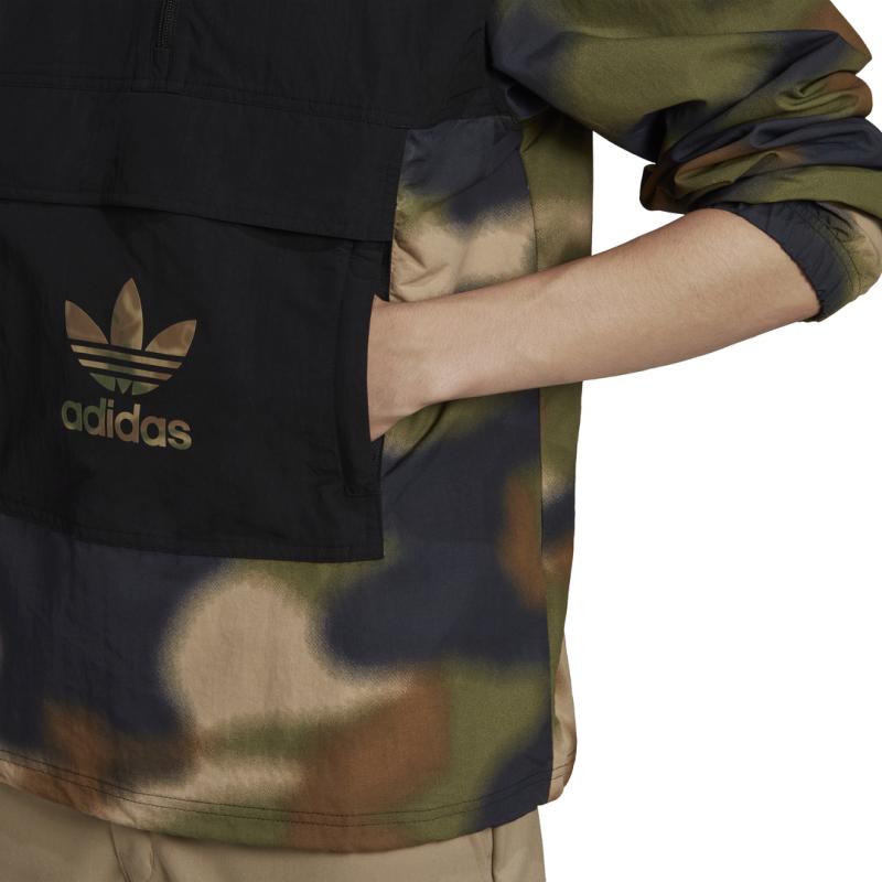 Veste Coupe-Vent Adidas Originals Camo - Noir - Adidas2 - The Bradery