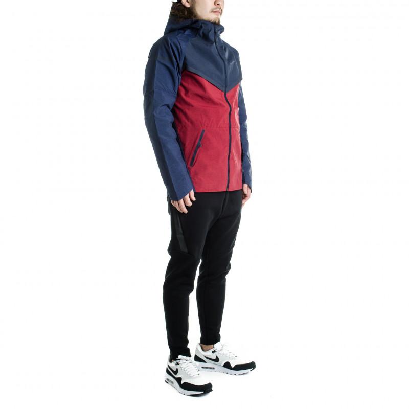 Veste Coupe-Vent Nike Tech Fleece Windrunner - 727349-673 - Rouge - Homme NIKE JACKET HOMME TEXTILE Nike